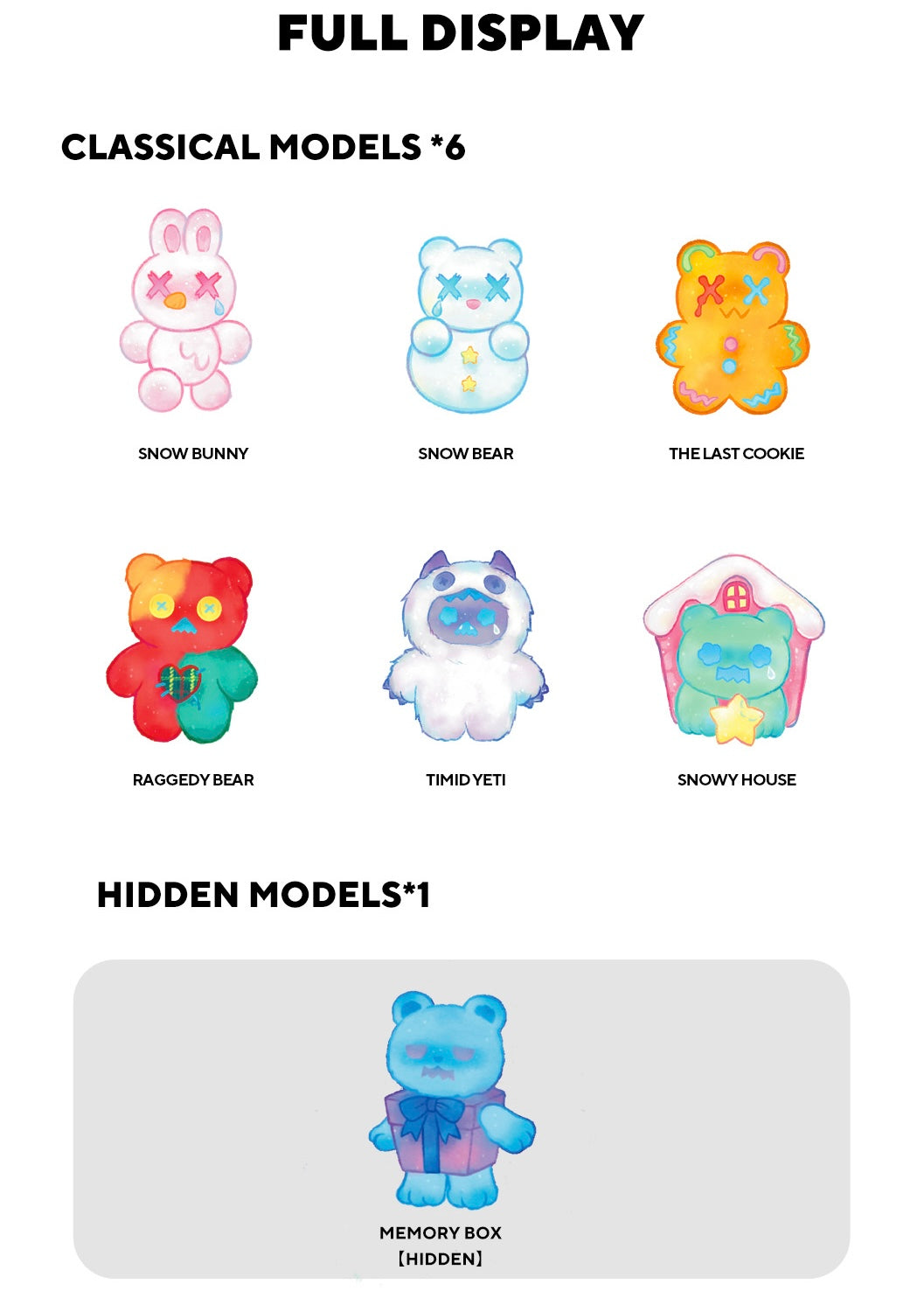 ShinWoo The Cold Hug Series Plush Blind Box