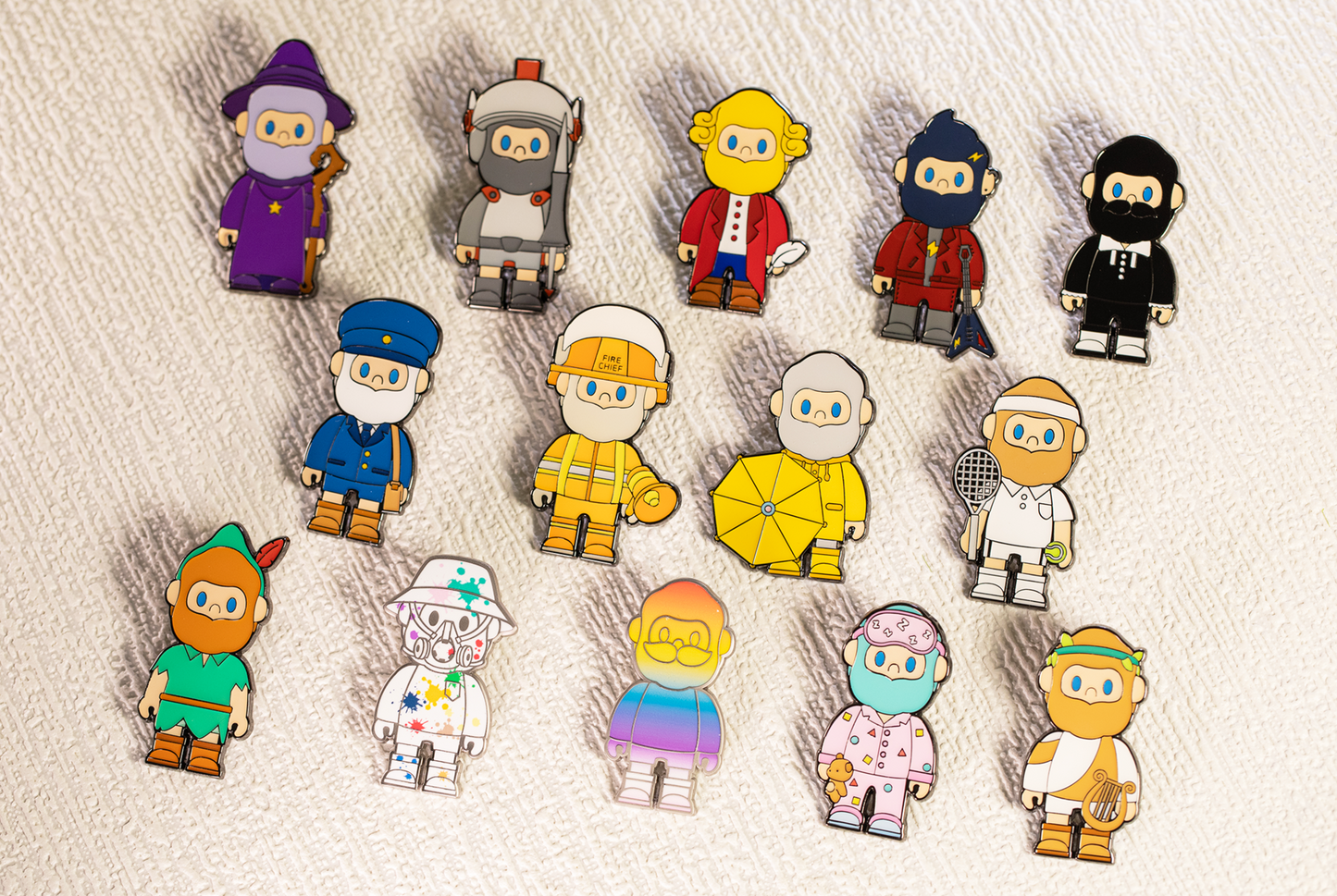 Farmer Bob Color - Badge/Pin Blind Box Series