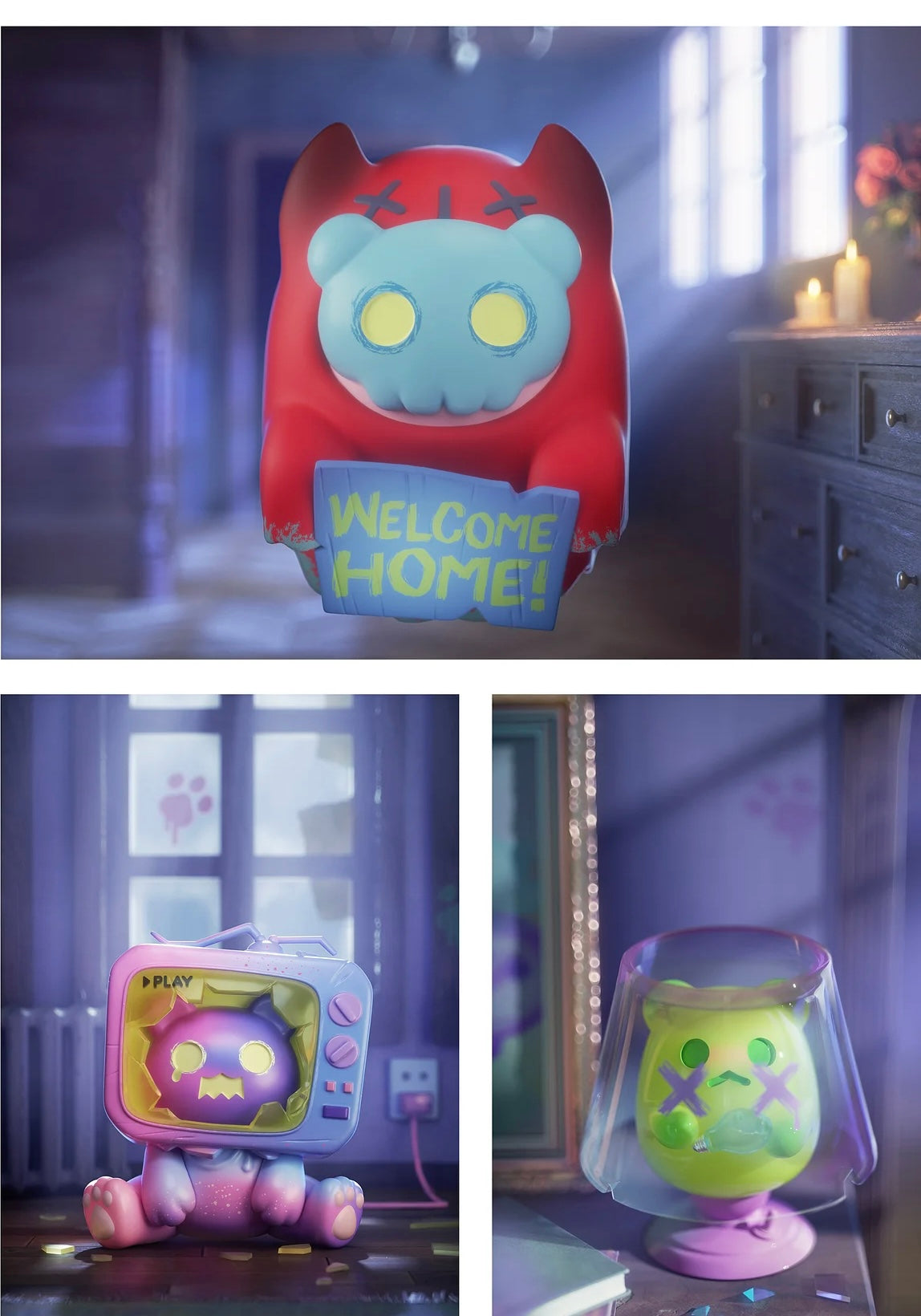 ShinWoo Ghost Bear House Series