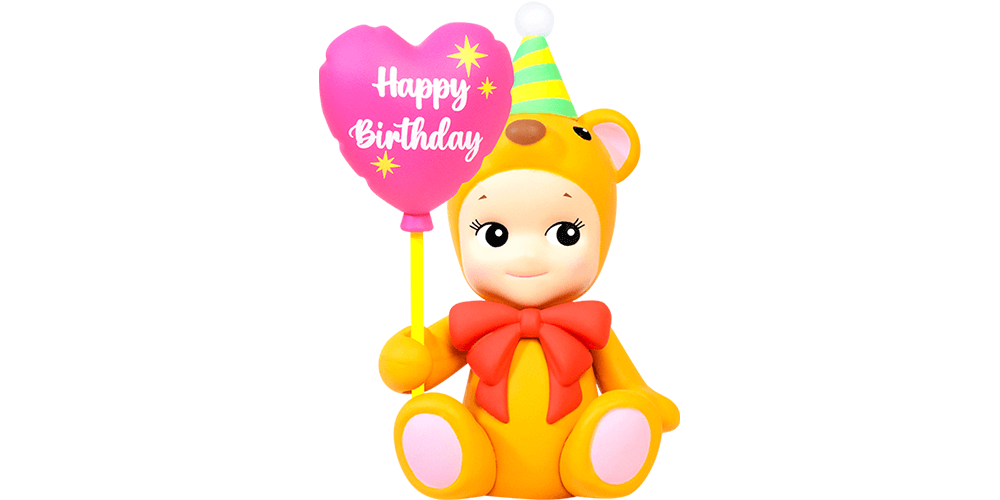 Sonny Angel Birthday Gift Bear