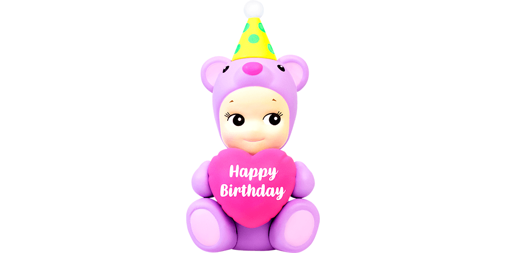 Sonny Angel Birthday Gift Bear