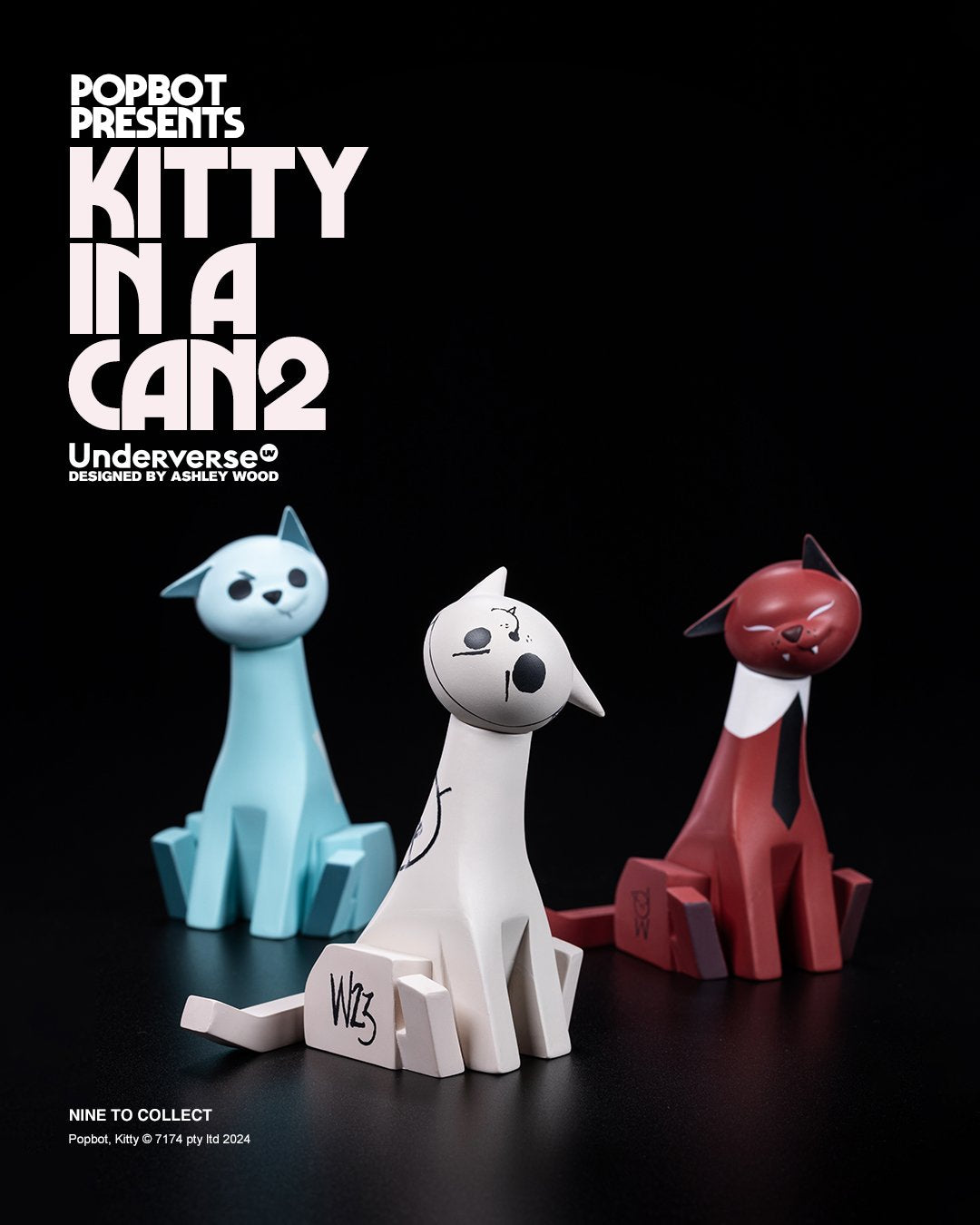 Kitty In A Can Series Two by Ashley Wood