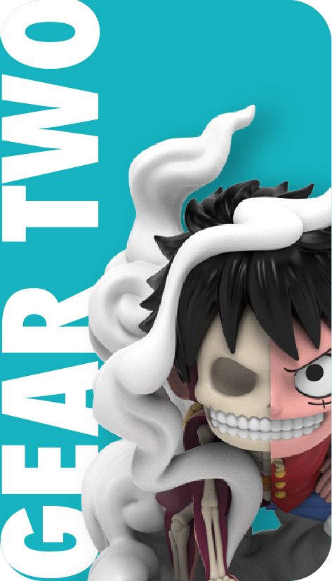 Freenys Hidden Dissectibles: One Piece S06 - Luffy Gears Edition by Mighty Jaxx