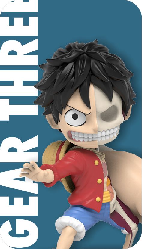 Freenys Hidden Dissectibles: One Piece S06 - Luffy Gears Edition by Mighty Jaxx