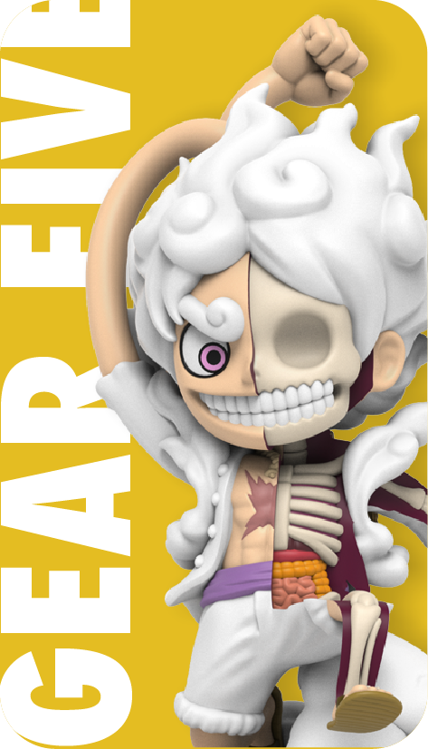 Freenys Hidden Dissectibles: One Piece S06 - Luffy Gears Edition by Mighty Jaxx