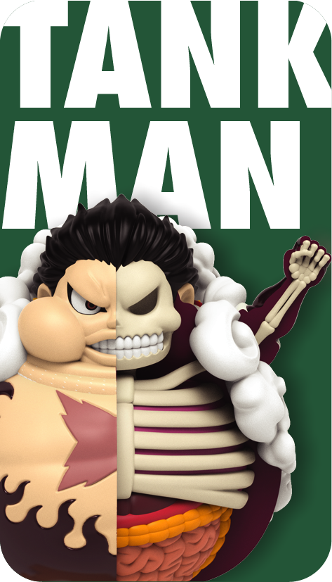 Freenys Hidden Dissectibles: One Piece S06 - Luffy Gears Edition by Mighty Jaxx