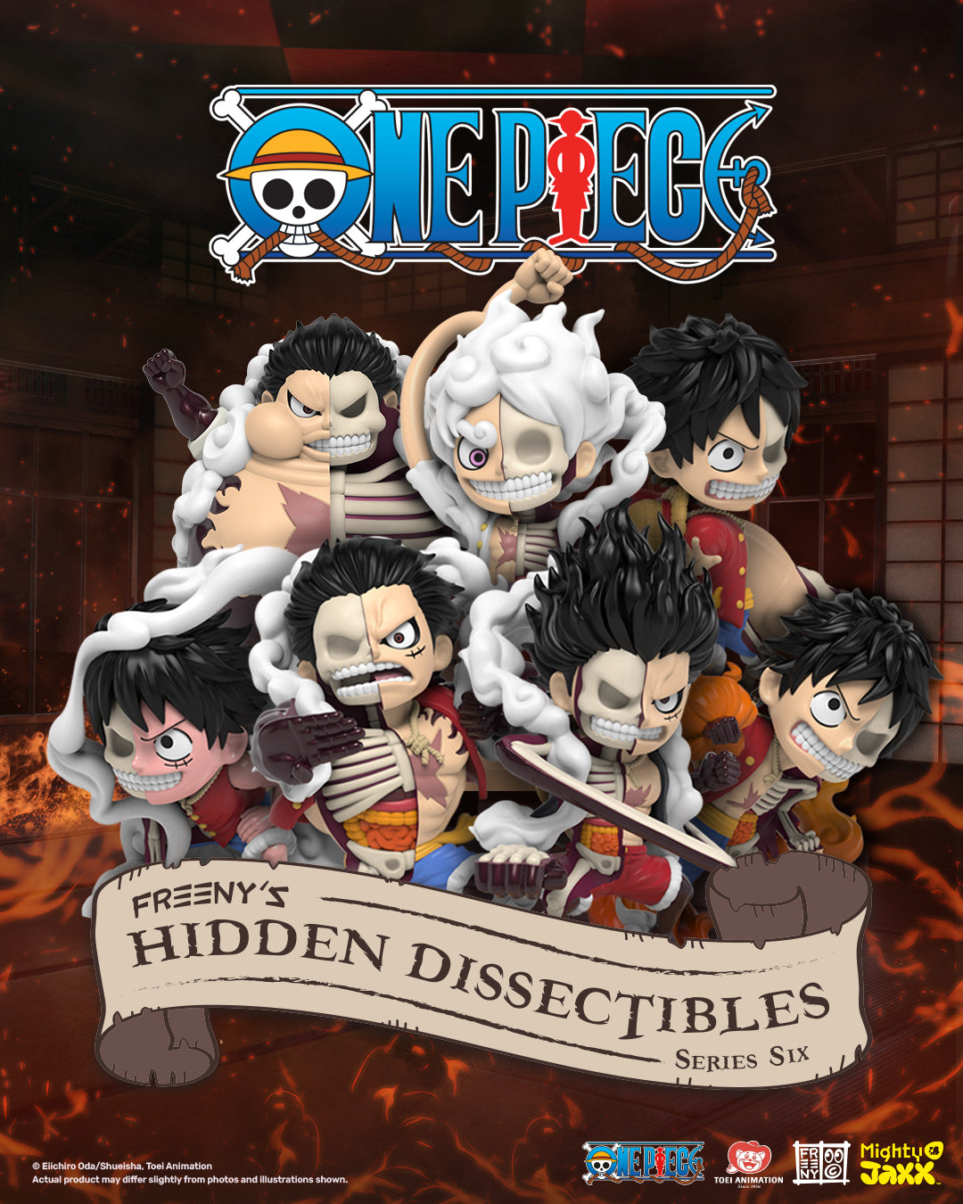 Freenys Hidden Dissectibles: One Piece S06 - Luffy Gears Edition by Mighty Jaxx