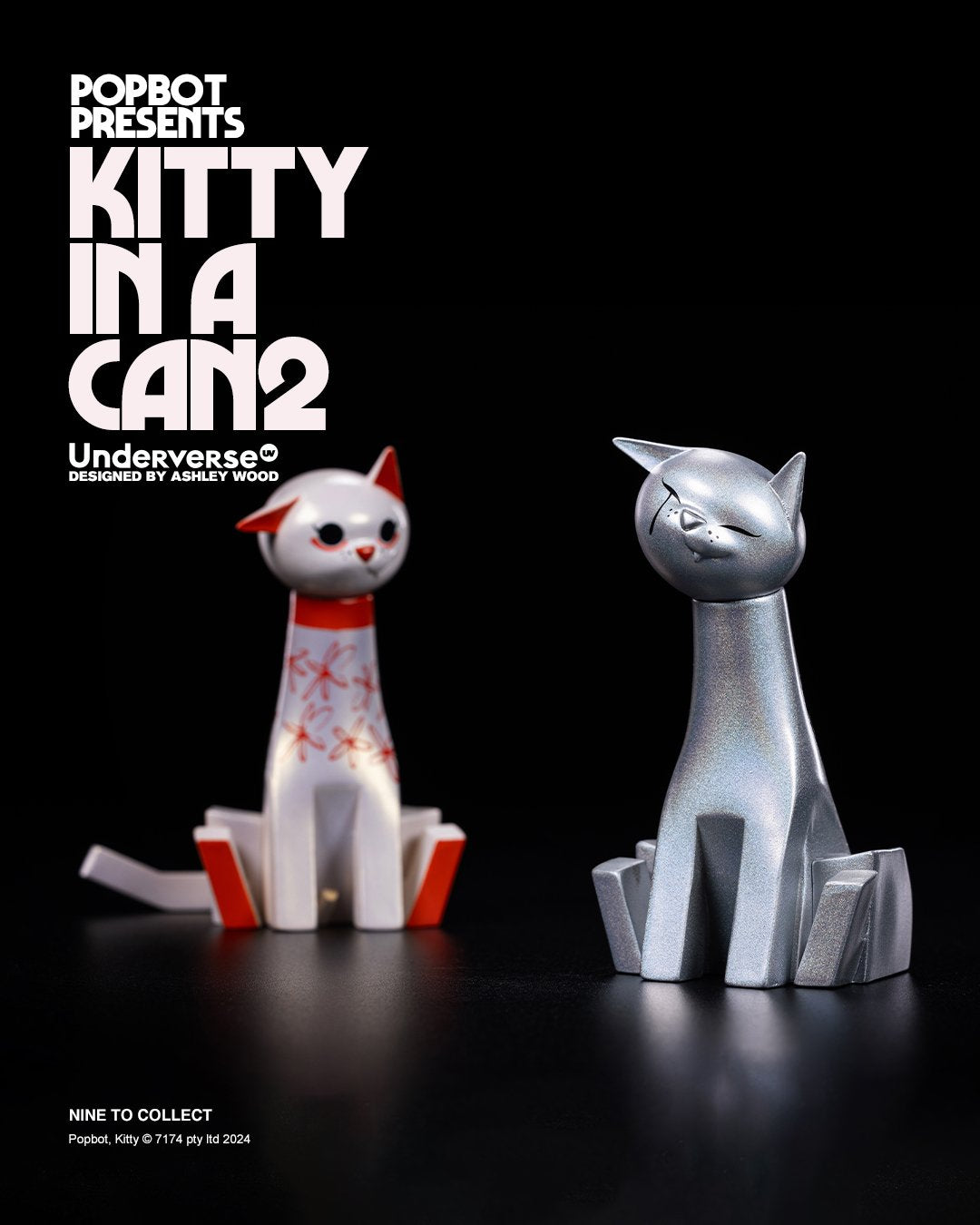 Kitty In A Can Series Two by Ashley Wood
