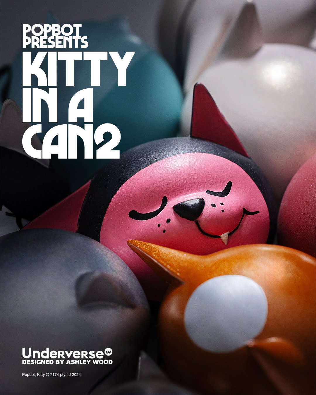 Kitty In A Can Series Two by Ashley Wood
