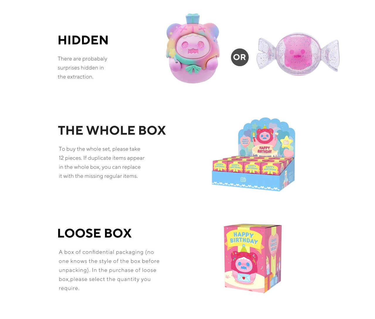 Shinwoo Birthday blind box series