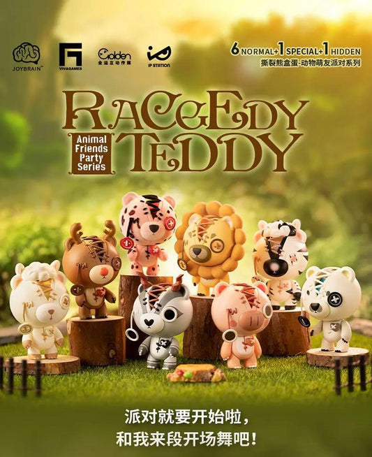 Raggedy Teddy Animal Friends series